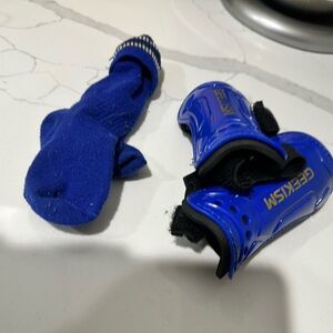 Geekism Blue Protective Gear Set toddler size shin guards